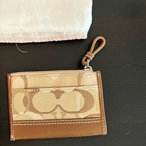 Coach card holder